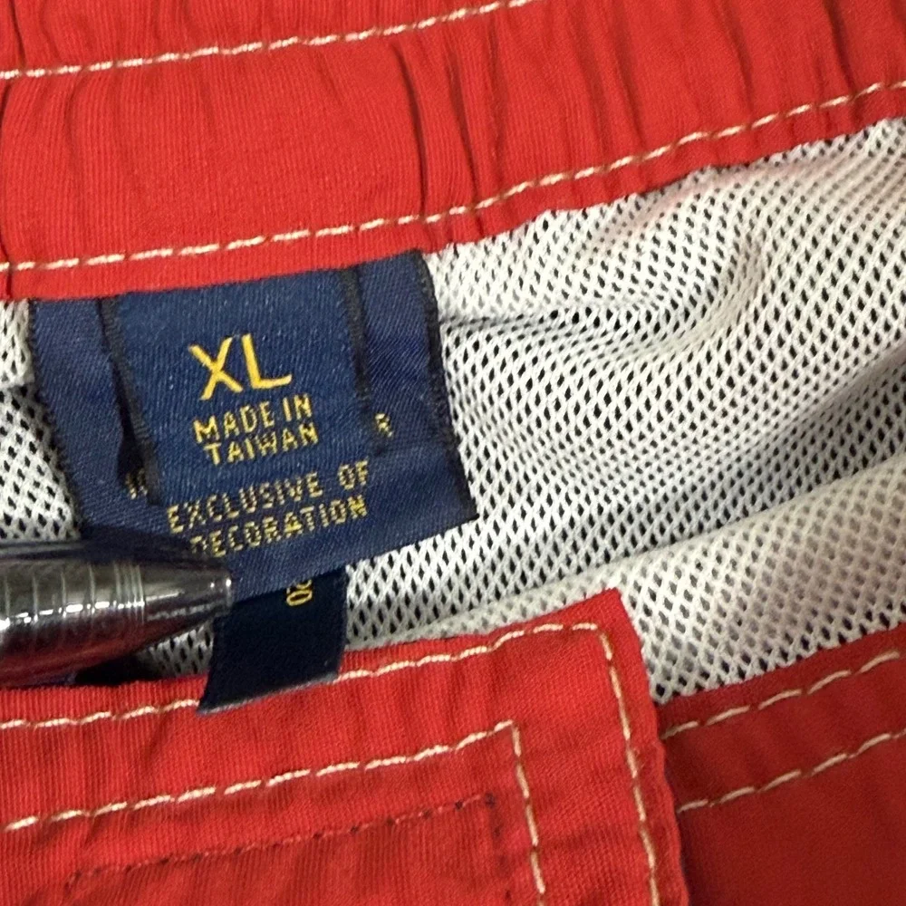 Polo Ralph Lauren Swim Trunks Mens XL‎ Navy Blue  Cargo Pocket Pony Logo